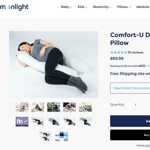 Moonlight Comfort-U Deluxe Body Pillow